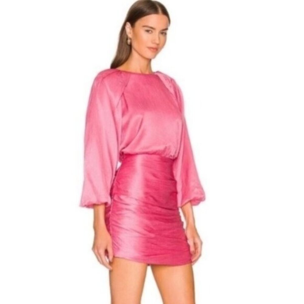 Veronica Beard Gracelynn Silk Blend Dress in Pink Sherbert Size 00